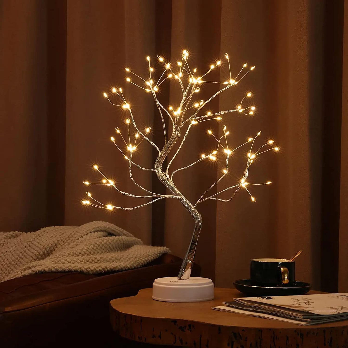 Luxe Birch Glow Tree – 108 LED Decorative Table Lamp