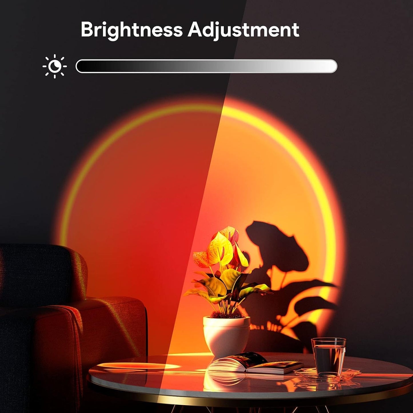 Sunset Lamp by ZERAVO – 16 Colors in 1, with Remote