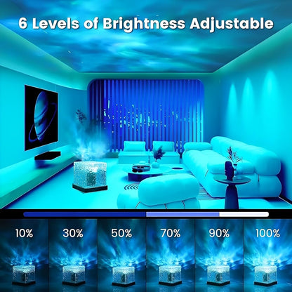 Ocean Wave Cube Lamp - 16-Color Ambient LED Light