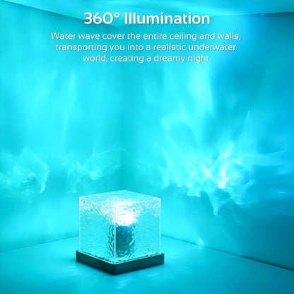 Ocean Wave Cube Lamp - 16-Color Ambient LED Light