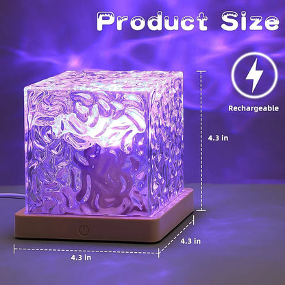 Ocean Wave Cube Lamp - 16-Color Ambient LED Light
