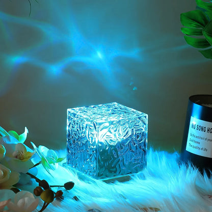 Ocean Wave Cube Lamp - 16-Color Ambient LED Light