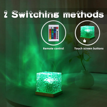 Ocean Wave Cube Lamp - 16-Color Ambient LED Light